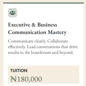 Executive & Business Communication Mastery